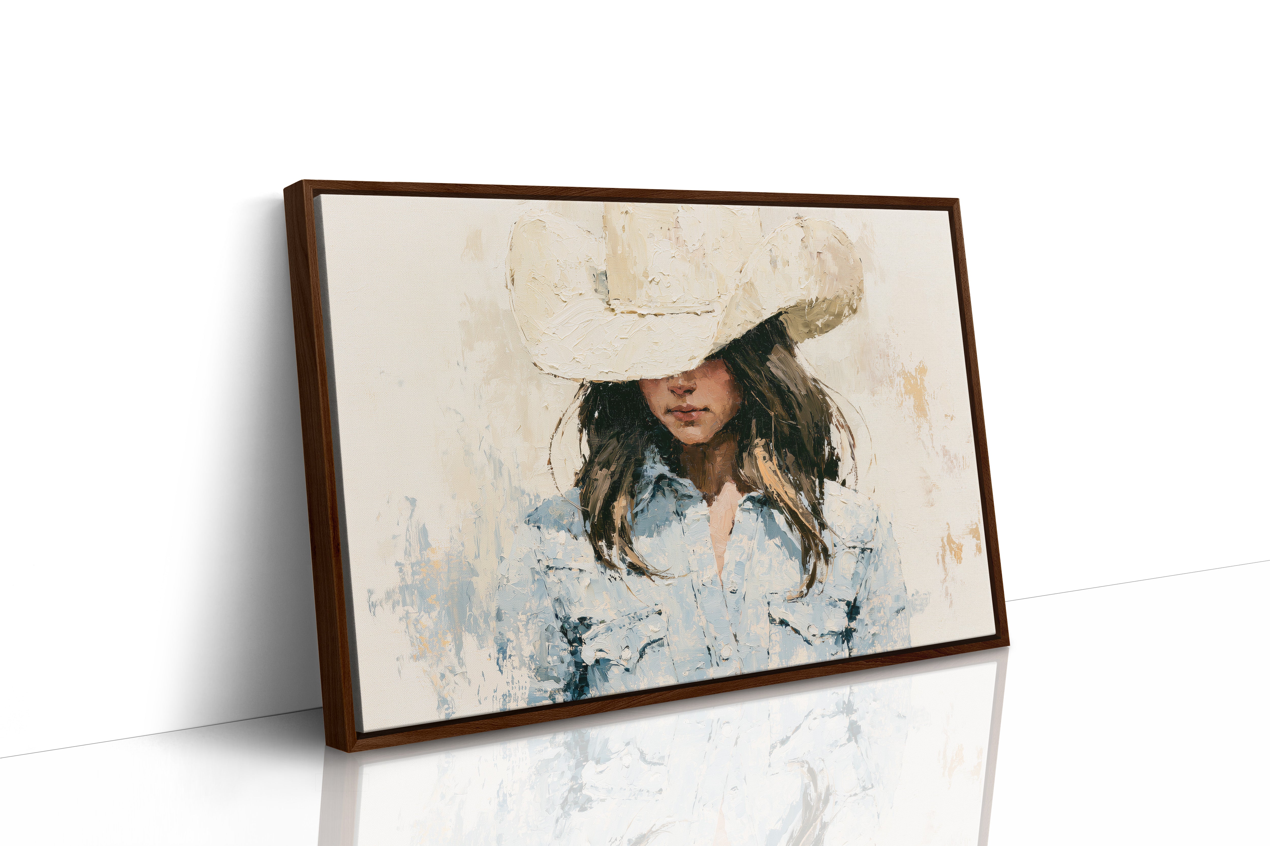 Shadowed Brim, Denim Blue