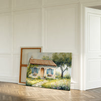 Summer Blooms By Cottage Door