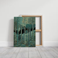 Whispers Through Teal Canopy
