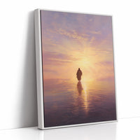 Solitary Path Into Golden Waters
