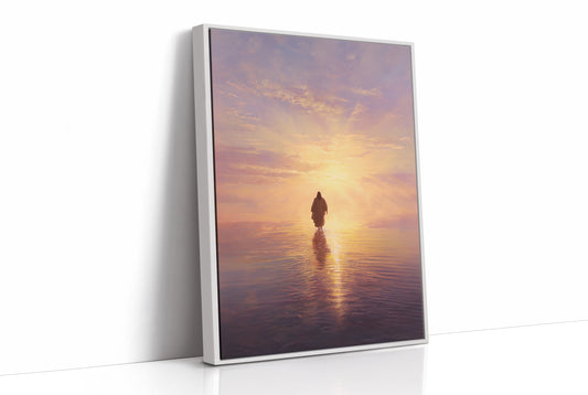 Solitary Path Into Golden Waters