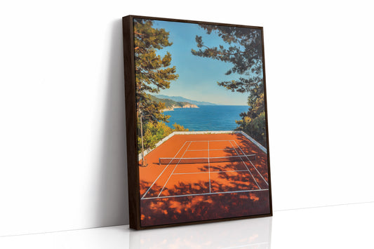 Mediterranean Match Point At Sunset