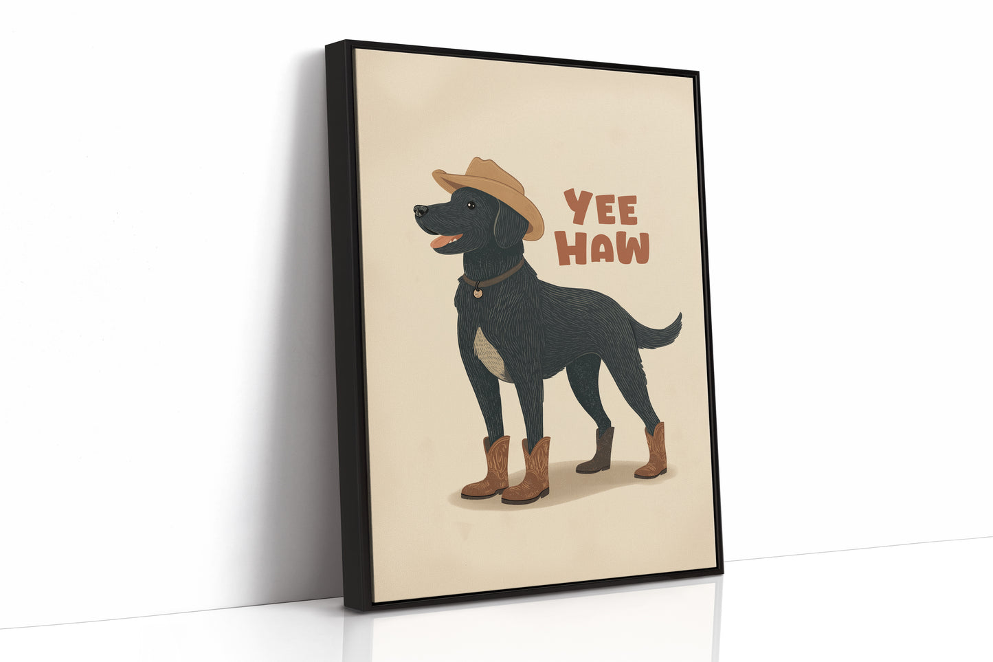 Yee Haw Cowboy Dog