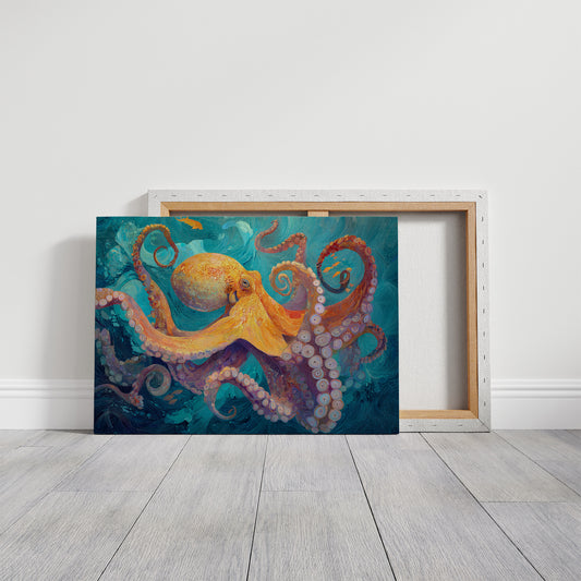Copper Tentacles Dance Through Turquoise
