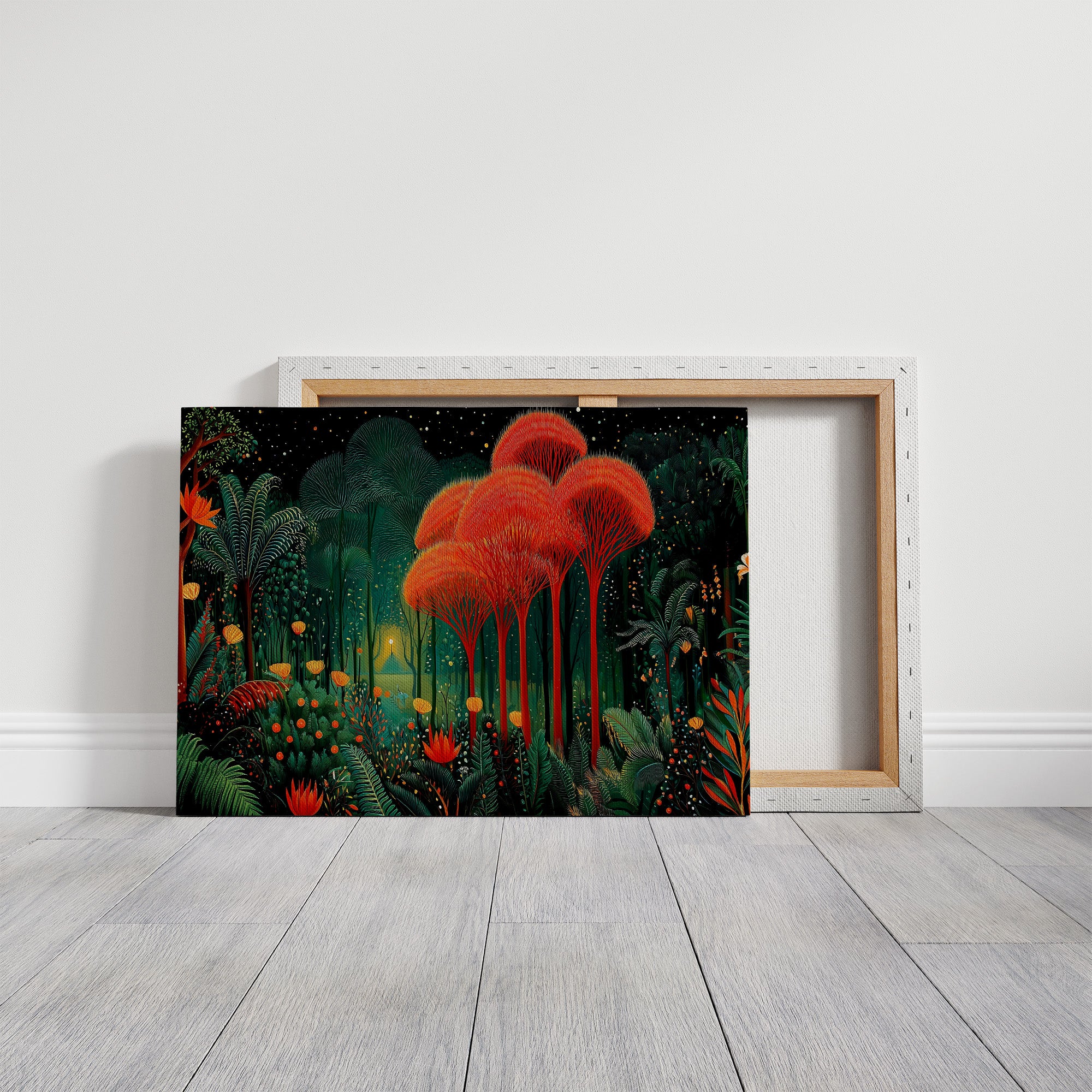 Coral Trees Dance In Midnight Gardens