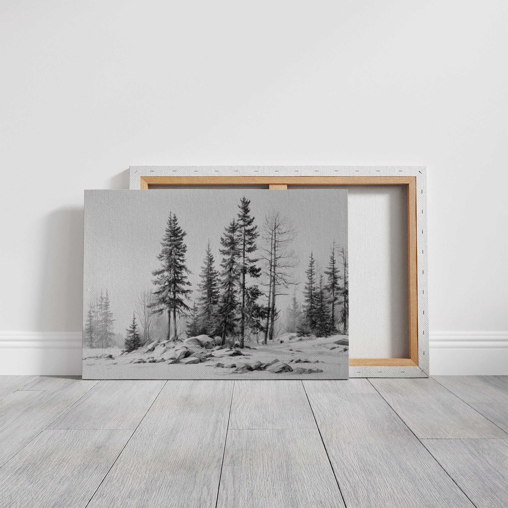 Winter Pines Stand Silent Watch