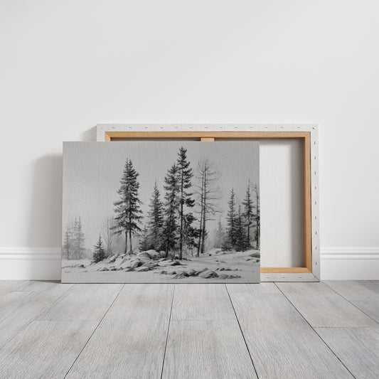 Winter Pines Stand Silent Watch