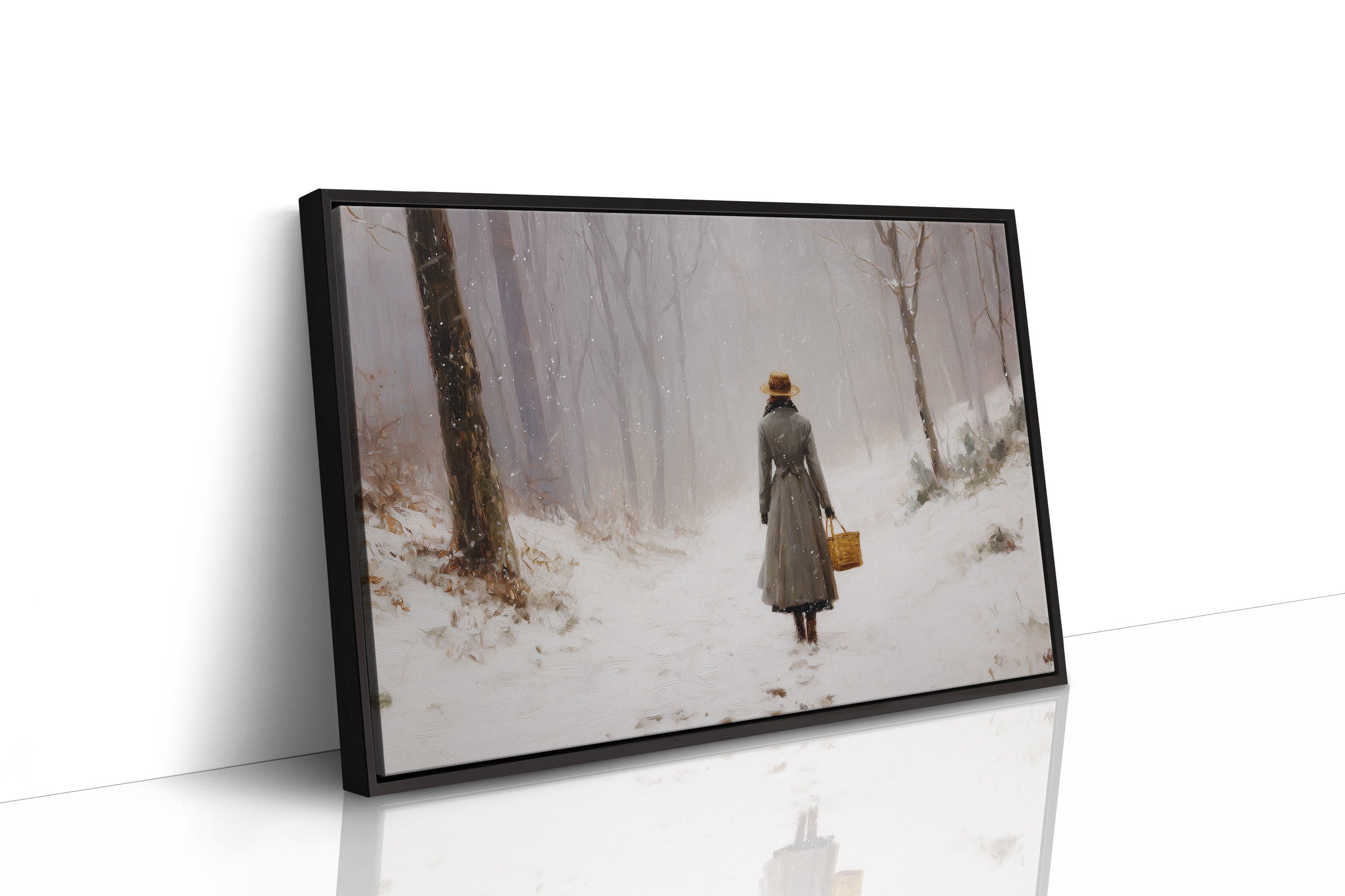 Winter Path Leads To Mystery