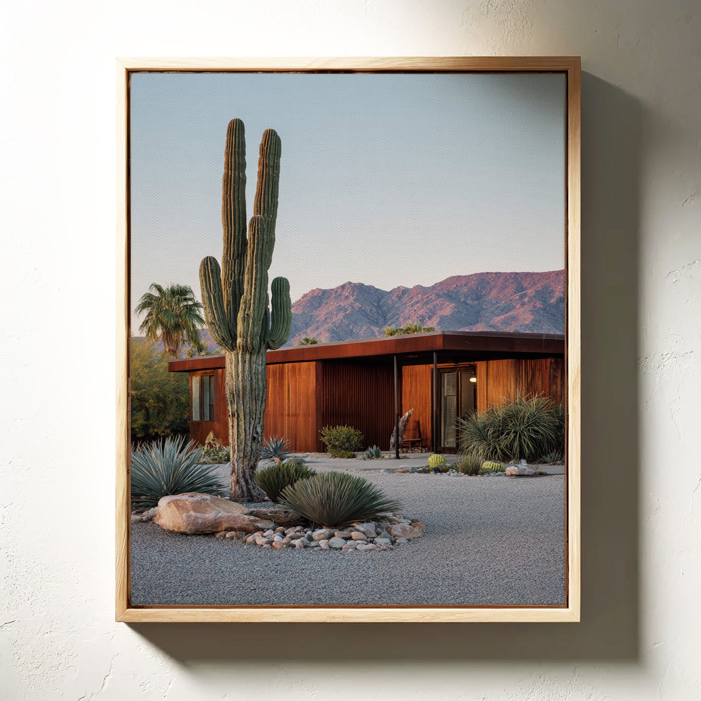 Cactus Sentinel at Dusk