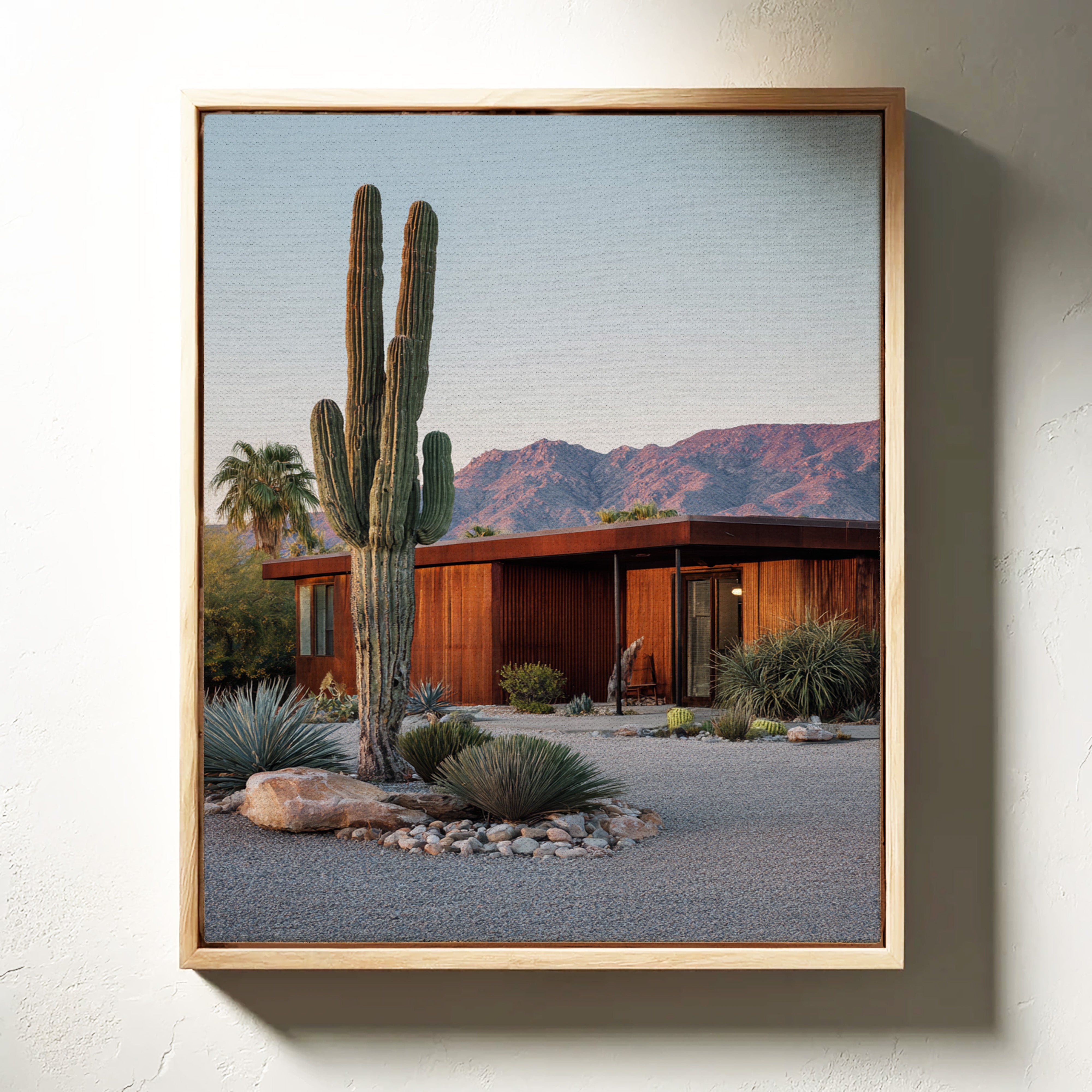Cactus Sentinel at Dusk