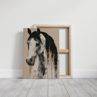 Drip Painted Stallion Study