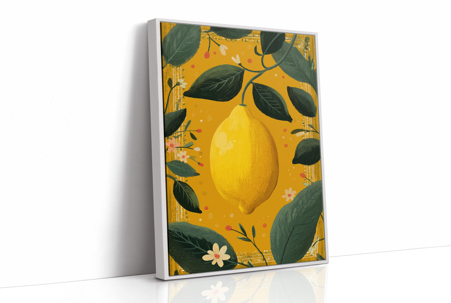 Golden Lemon Hangs In Honeyed Air