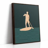 Paddle Through Evening's Gentle Lines