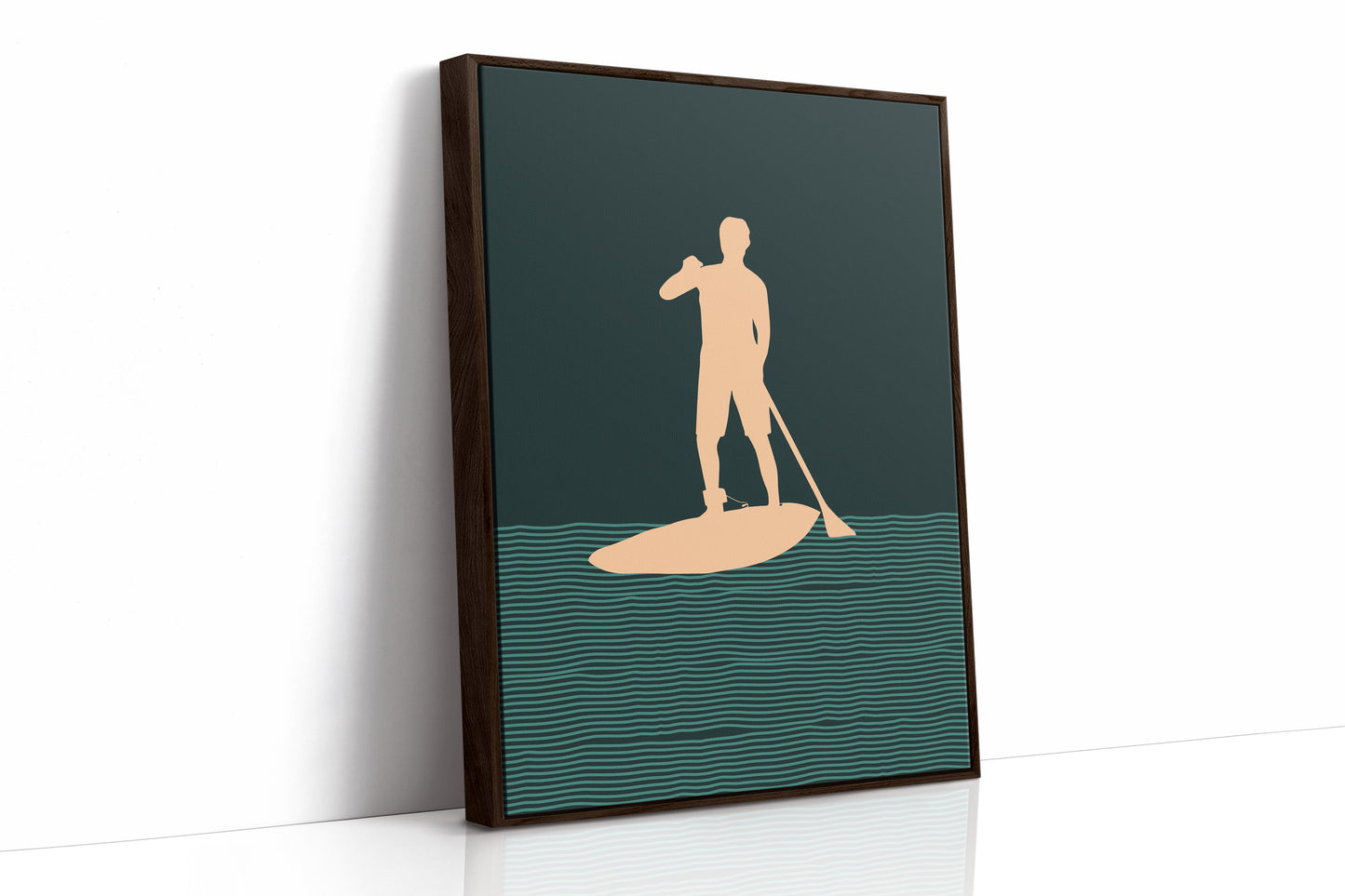 Paddle Through Evening's Gentle Lines