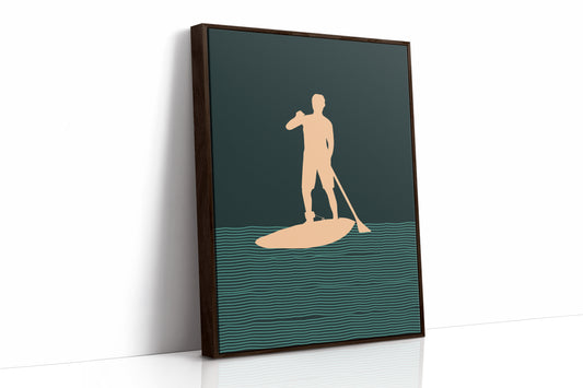 Paddle Through Evening's Gentle Lines