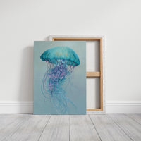 Aqua Bloom Dances Through Glass