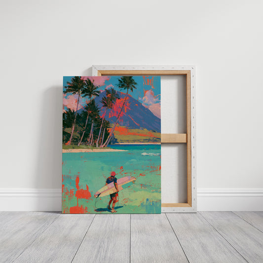 Tropical Shore, Board in Hand