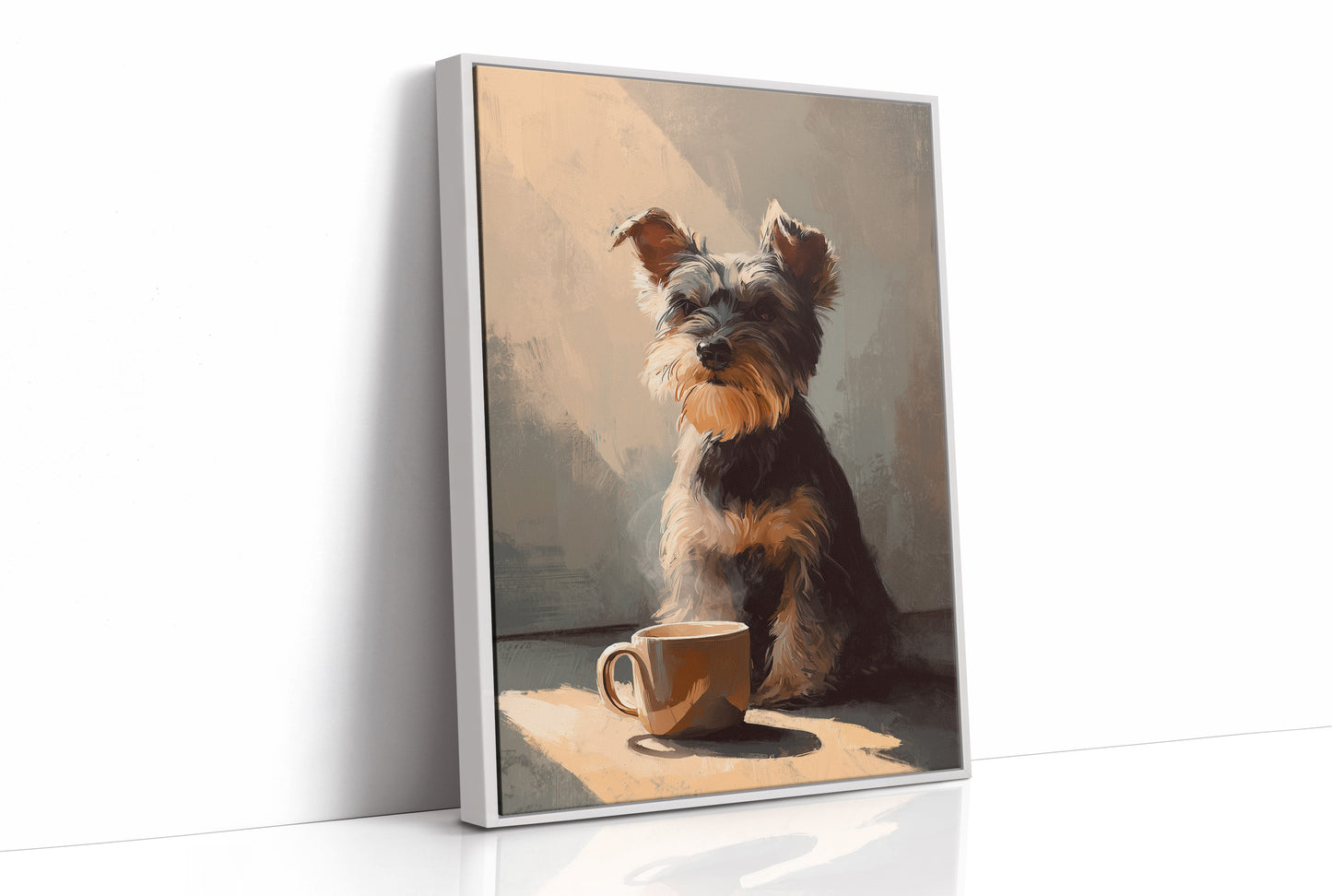 Morning Ritual With Furry Companion