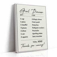 Girl Dinner, Take Three