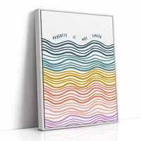 Progress Is Not Linear Retro Waves