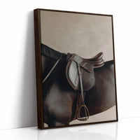 Polished Leather Waits For Morning Ride