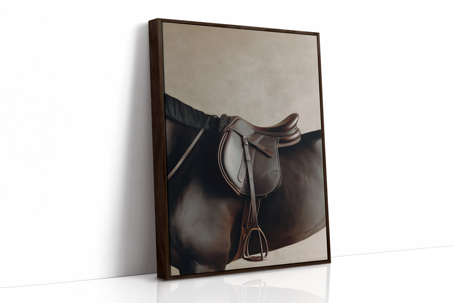 Polished Leather Waits For Morning Ride