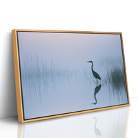 Stillness Before the Heron