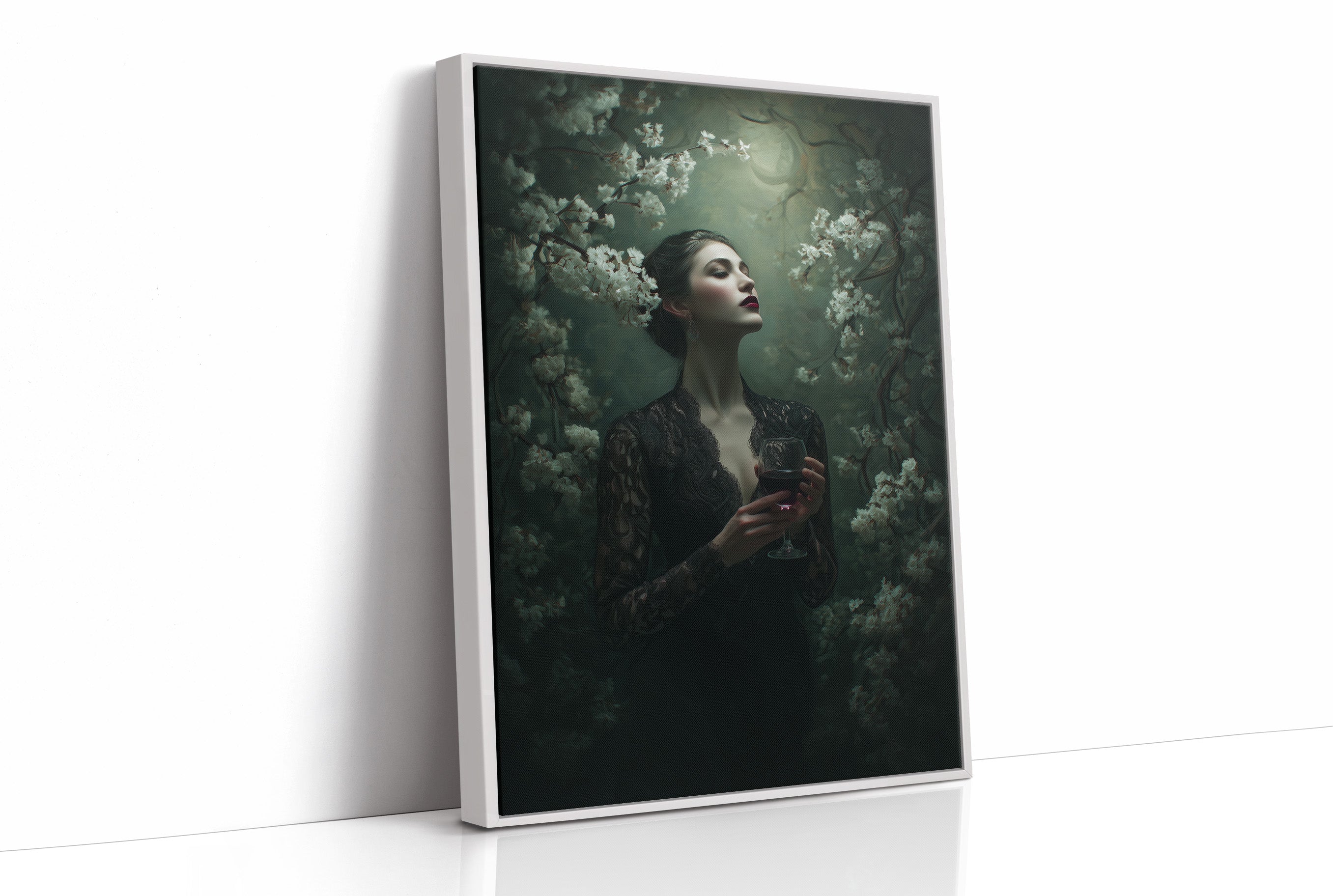 Emerald Nights Between Blossoms