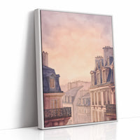 Parisian Rooftops Blush With Dawn