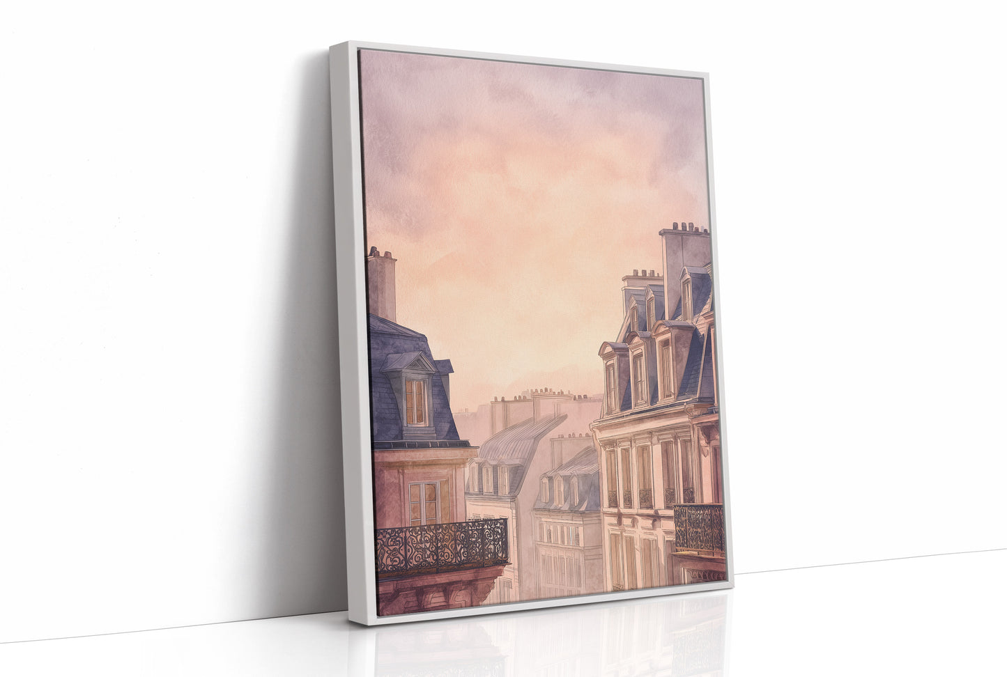 Parisian Rooftops Blush With Dawn