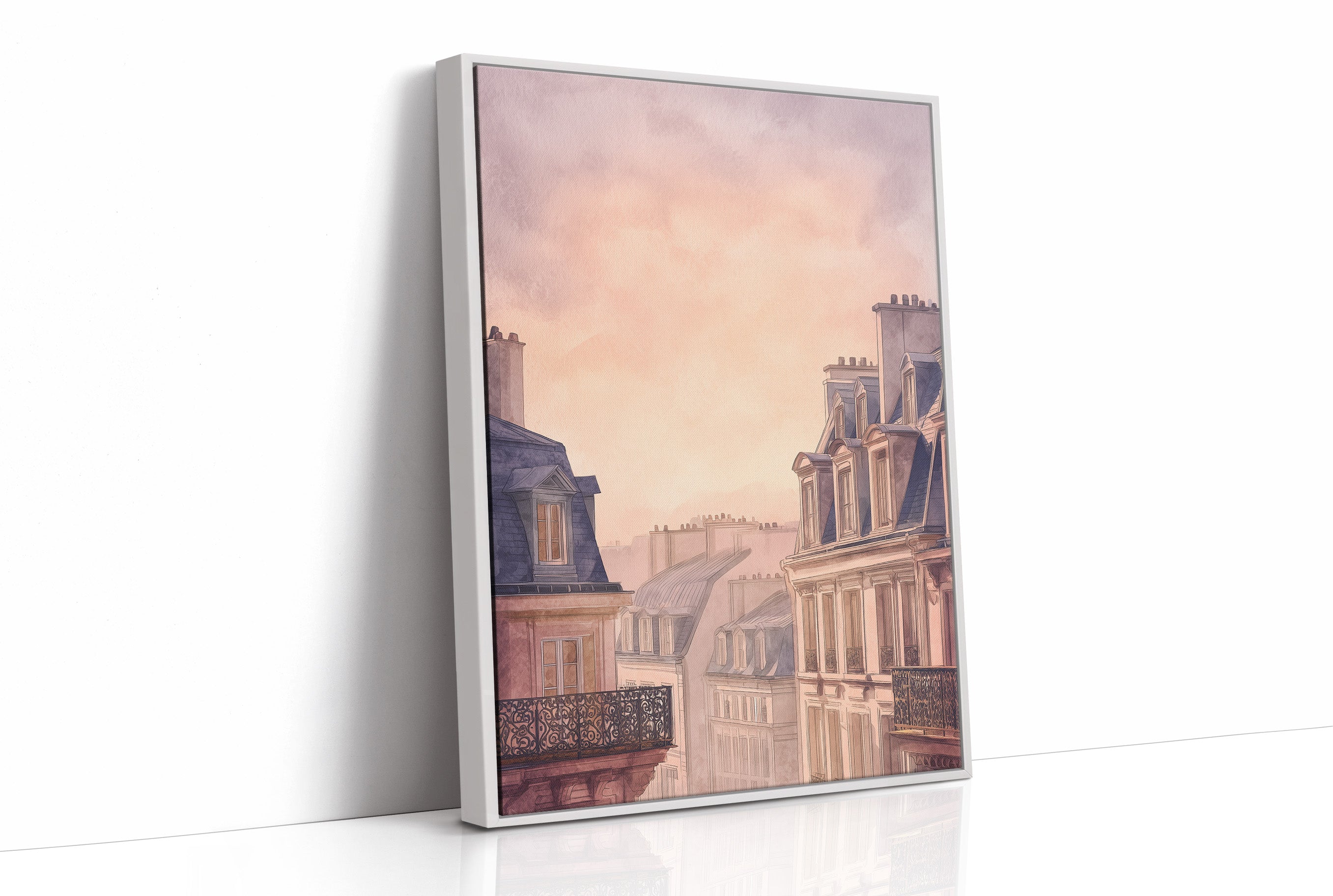 Parisian Rooftops Blush With Dawn