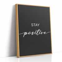 Stay Positive Script Typography