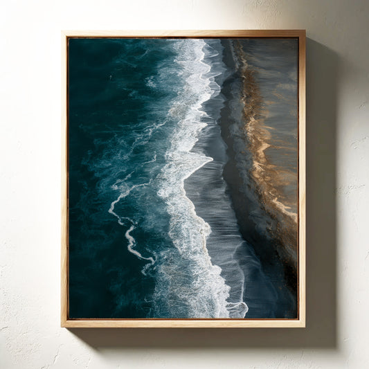 Tides Embrace the Shoreline's Whisper