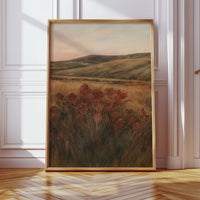 Crimson Sage at Golden Hour