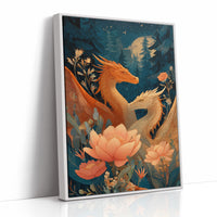 Ancient Scales Among Lotus Blooms