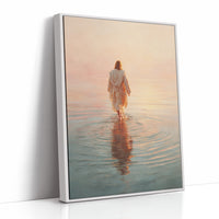 Steps Into Dawn's Gentle Waters