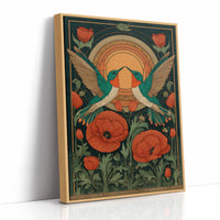 Twin Wings In Golden Bloom