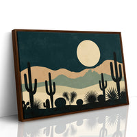 Cactus Garden Beneath the Moon