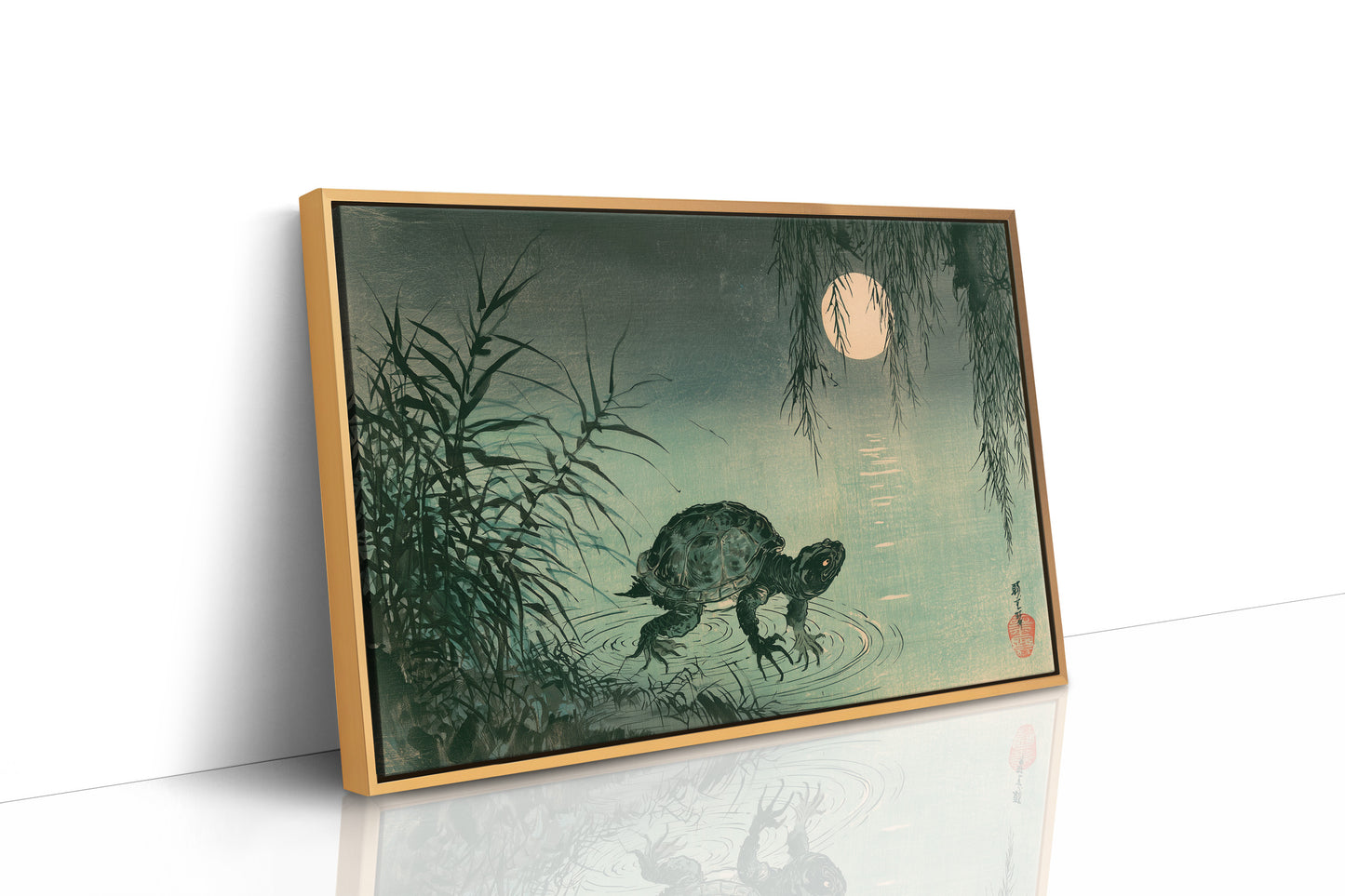 Turtle Beneath the Willow Moon