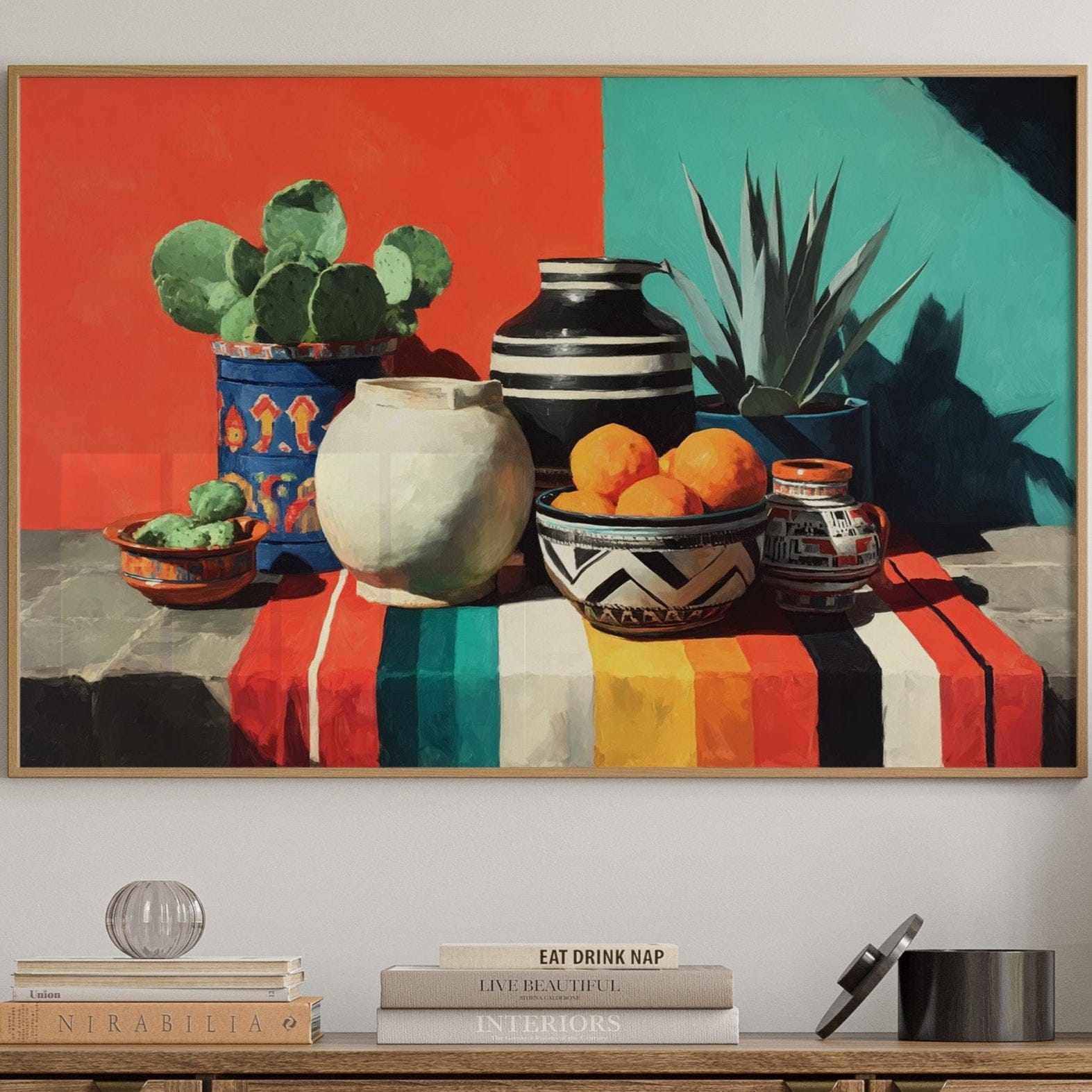 Citrus Morning Meets Desert Clay