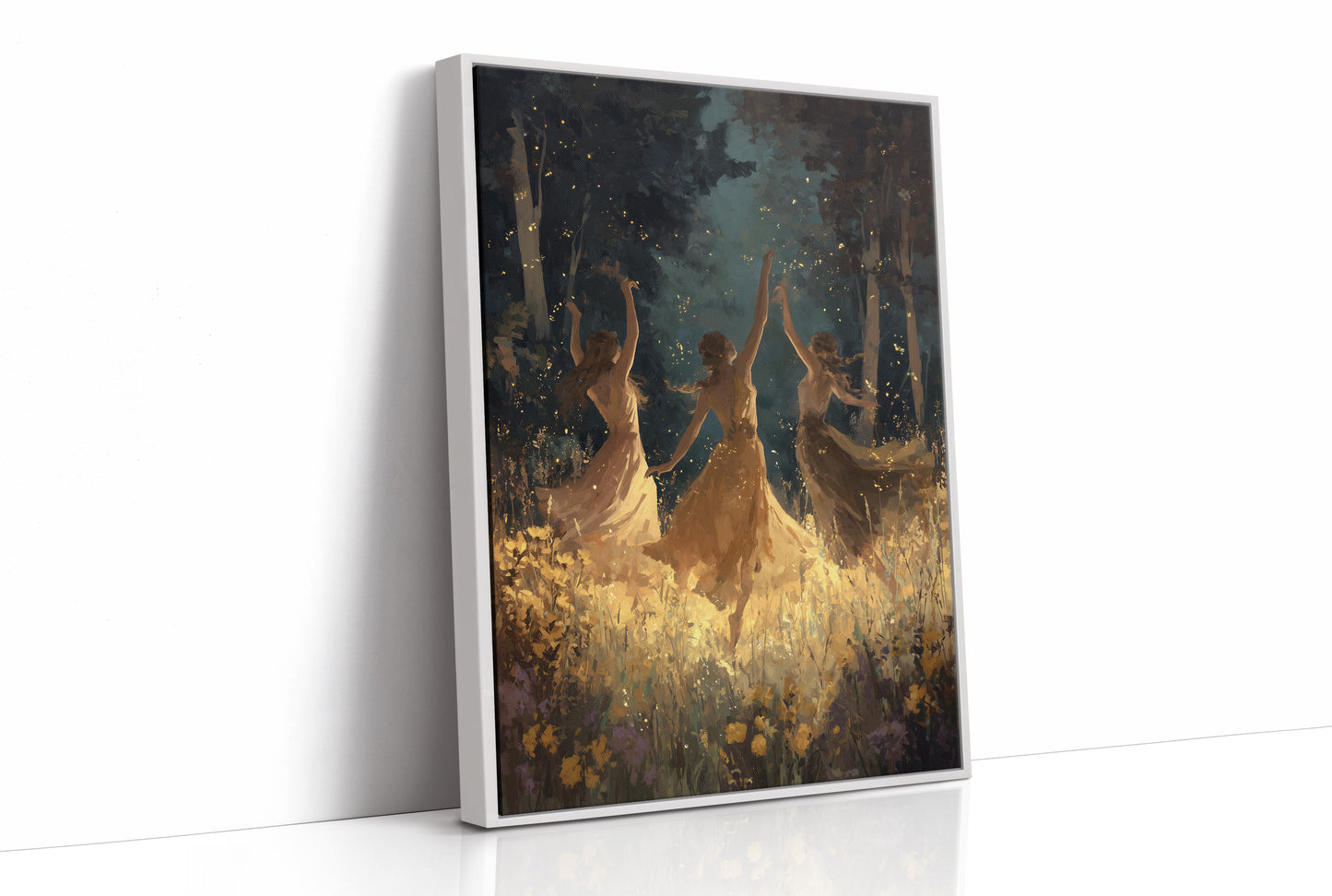 Forest Revelers Catch Twilight Magic