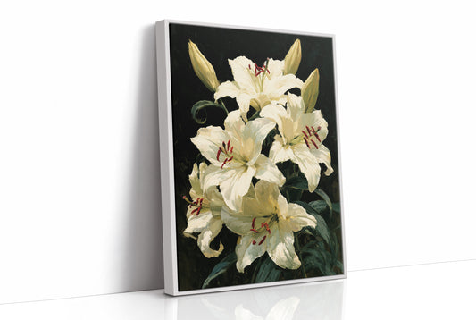 Crimson-Kissed Lilies