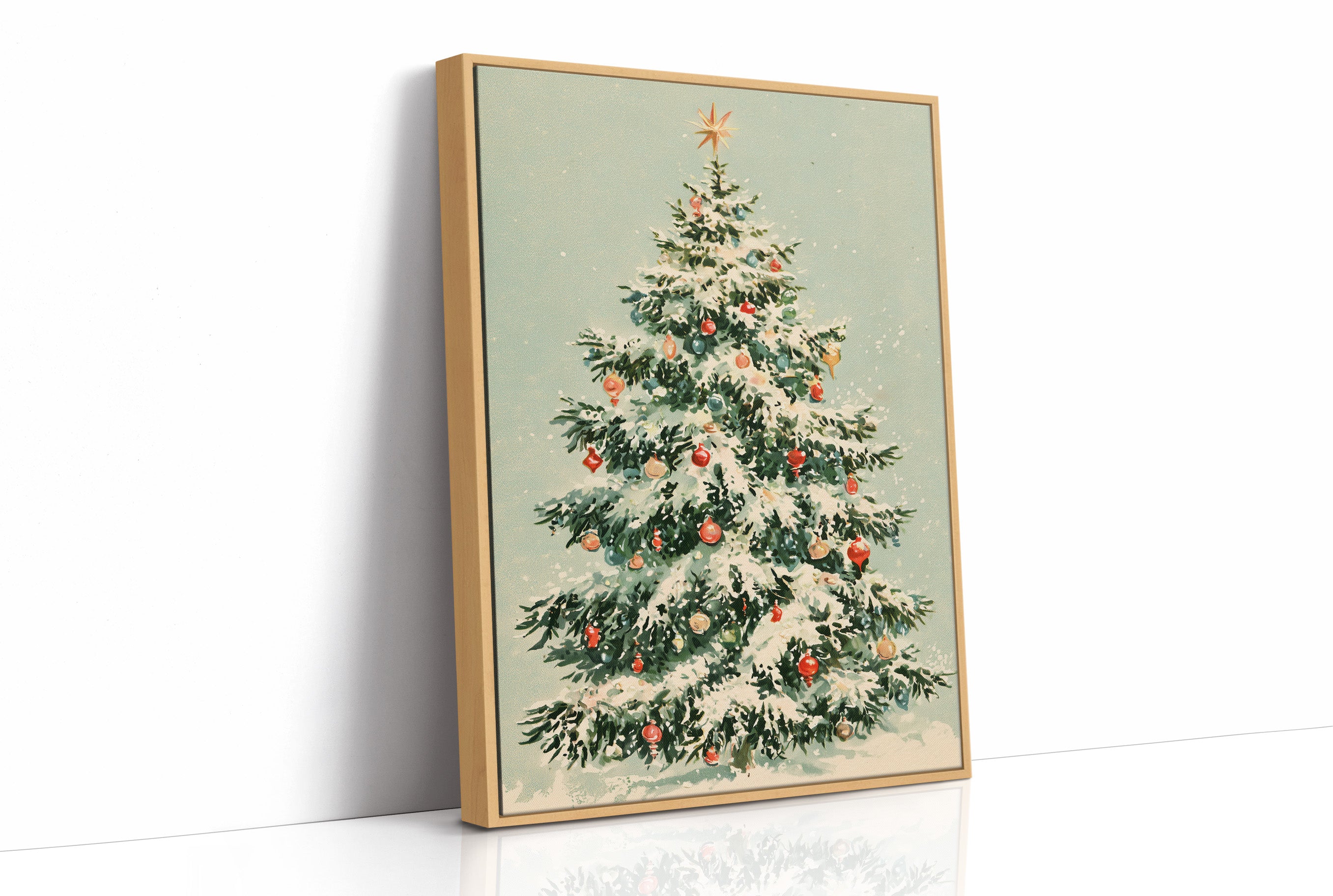 Snow-Laden and Star-Topped