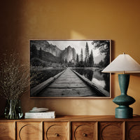 Wooden Path To Mountain Majesty