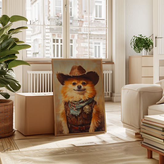 Pomeranian Wild West Deputy