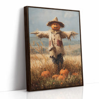 Harvest Guardian Watches Golden Fields