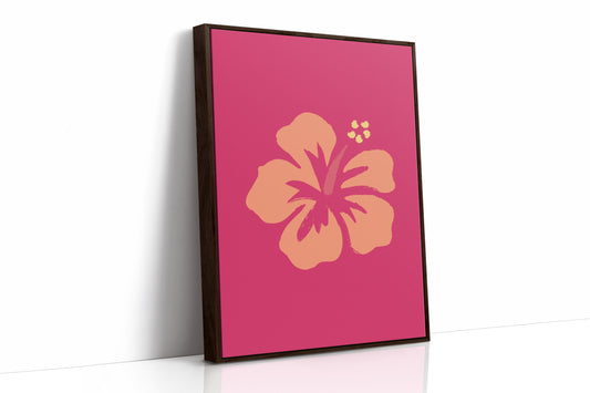 Coral Petals Dance Through Fuchsia