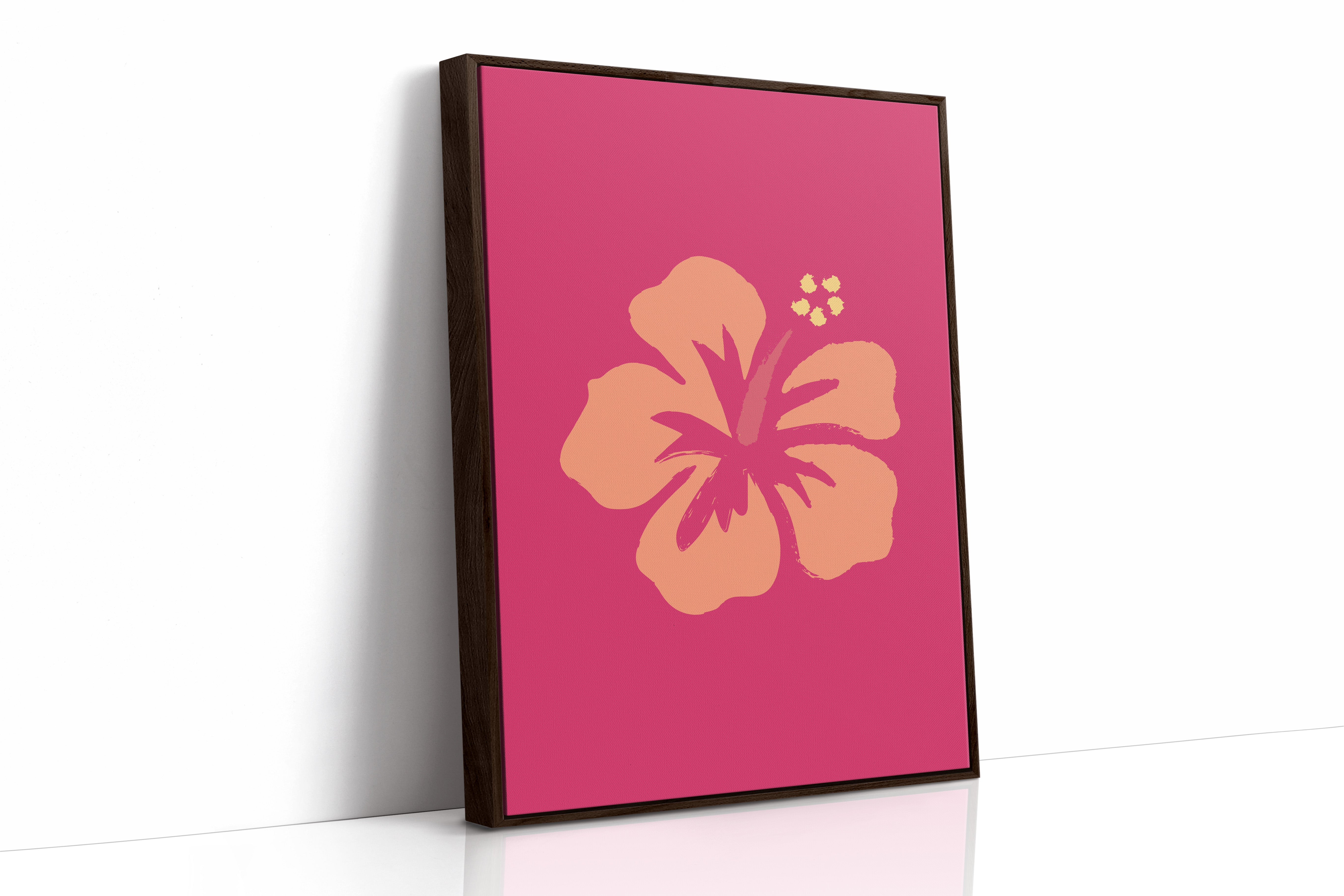 Coral Petals Dance Through Fuchsia