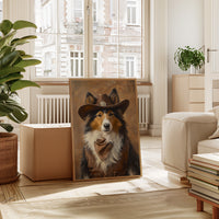 Rough Collie Sheriff of the High Plains