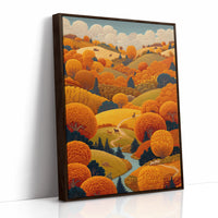 Rolling Hills Paint October's Symphony